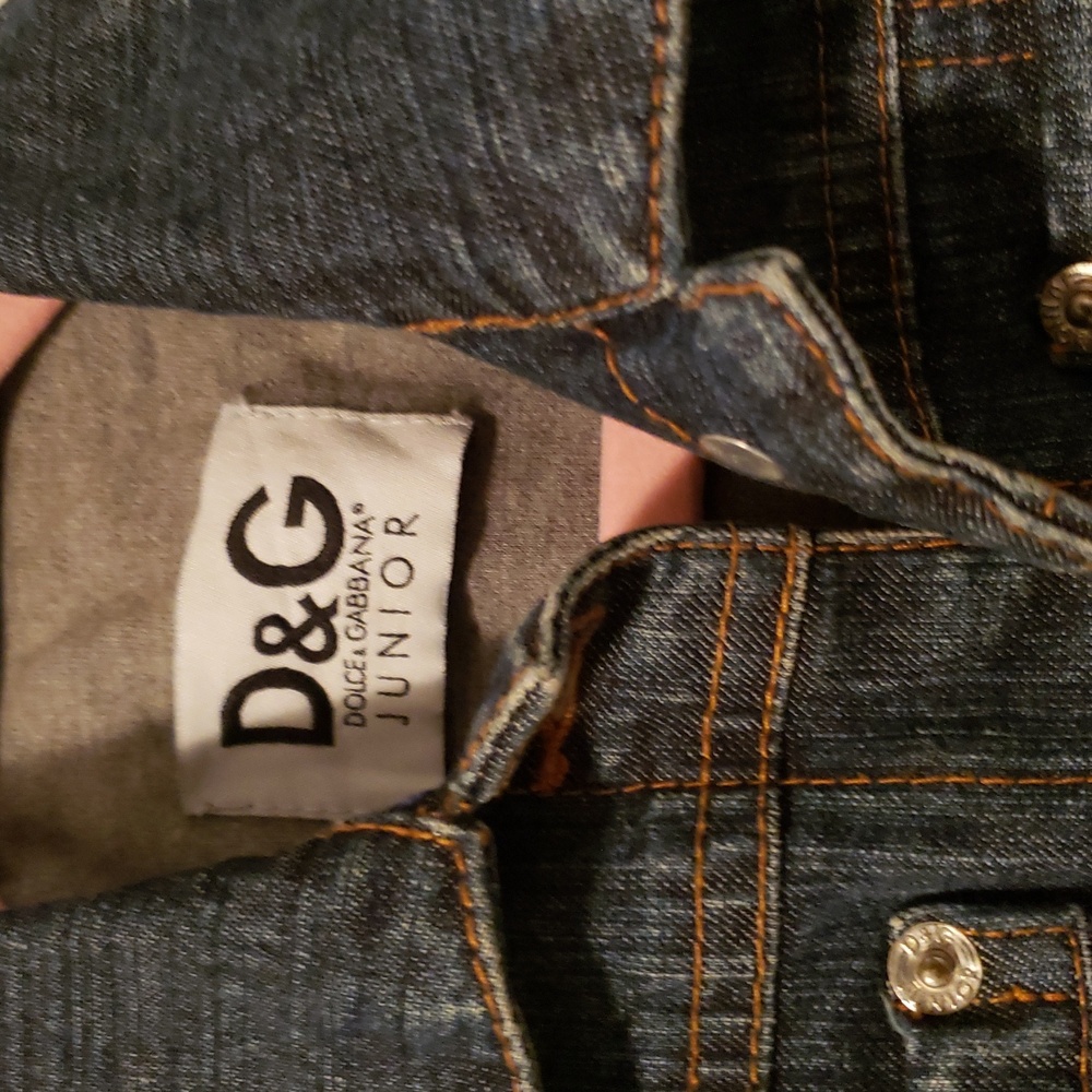 D&G Dark Blue Girls Denim Jacket